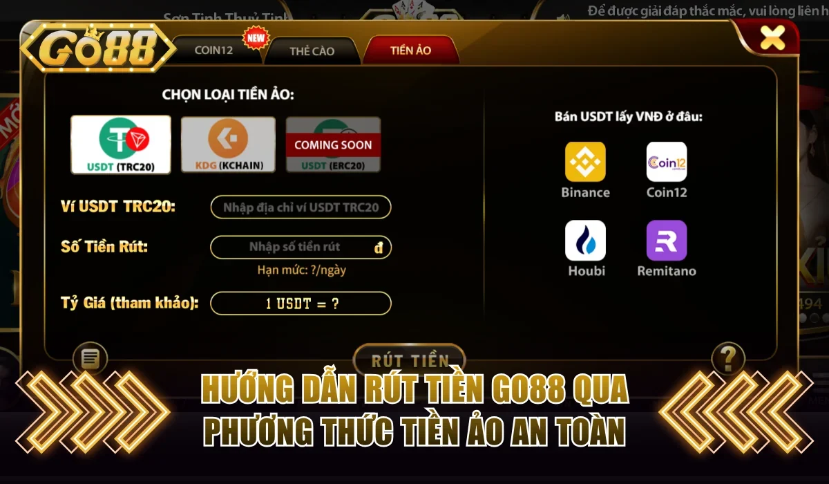 huong dan rut tien go88 qua phuong thuc tien ao an toan